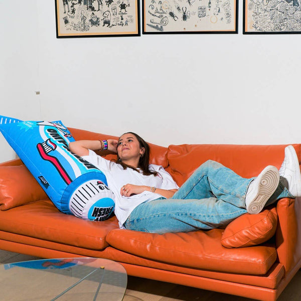 Air Pillow - Giant Toothpaste (in fabric)!